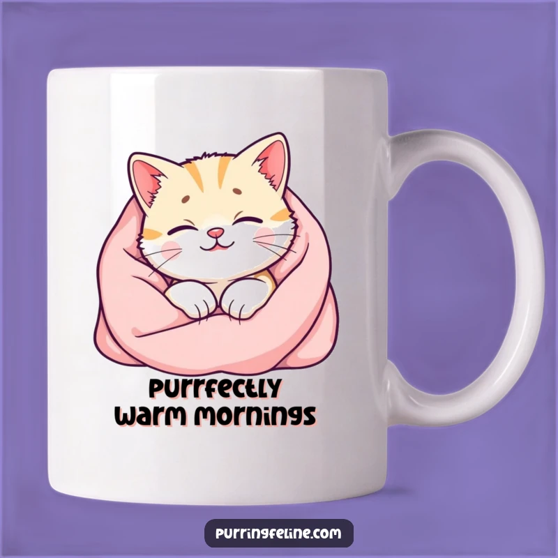 Funny Happy Cat Cozy Blanket Mug: The Perfect Purrfectly Warm Gift for Cat Lovers