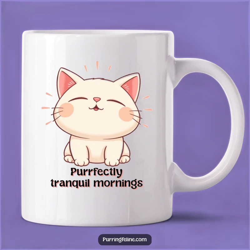 Funny Zen Cat Sound Mug: Gift of Peaceful Purrs and Calm