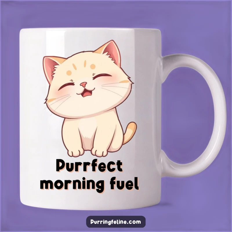 Purring Cat Head Scratch Mug - Funny Gift for Ultimate Petting Bliss