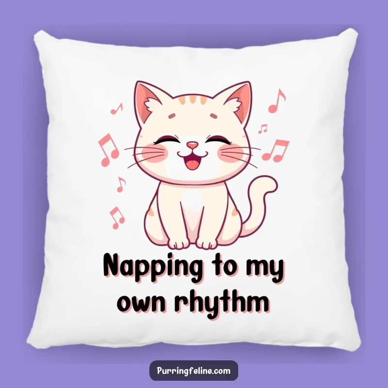 Funny Vibrating Cat Pillow - Happy Music Accent, Perfect Cozy Gift