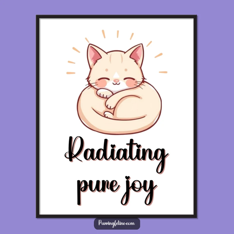 Funny Contentment Waves Digital Art: Instant Zen, Perfect Funny Gift Download