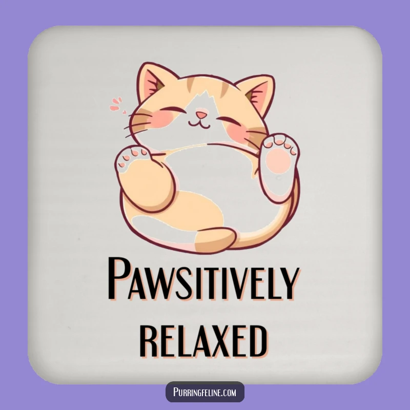 Funny Cat Kneading Coaster: Bar Gift for Cat Lovers, Protect Surfaces with Humor