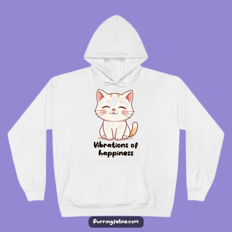 Funny Cat Ripple Hoodie - Cozy Purr Sweatshirt, Ultimate Cat Lover Gift