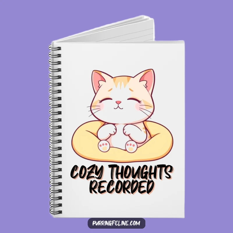 Funny Serene Cat Notebook: Journal Warmth with Lap Purrs