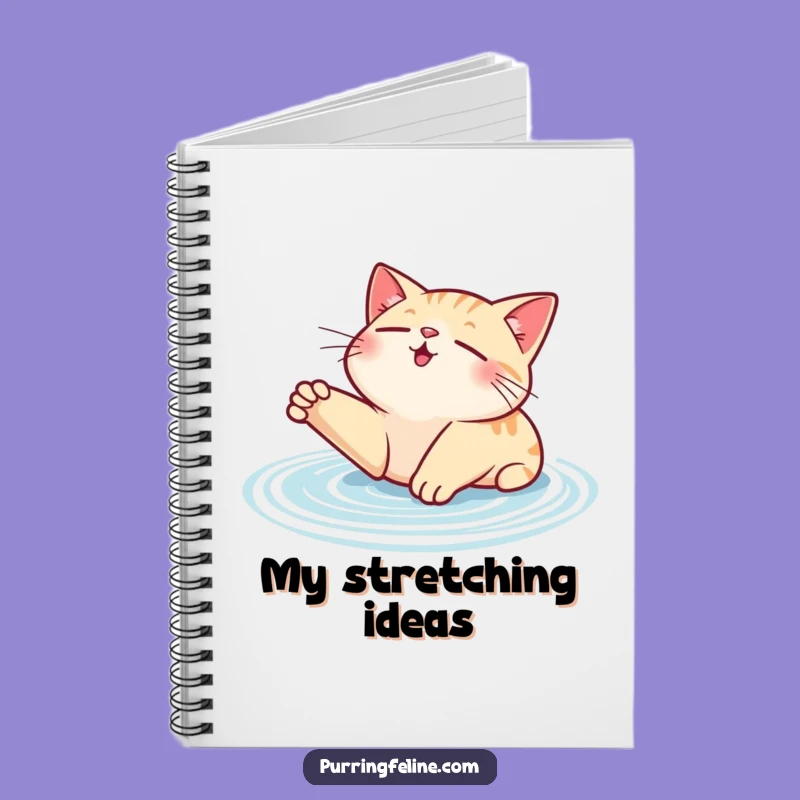 Funny Contented Cat Notebook - Journal Your Calm - Perfect Funny Gift!