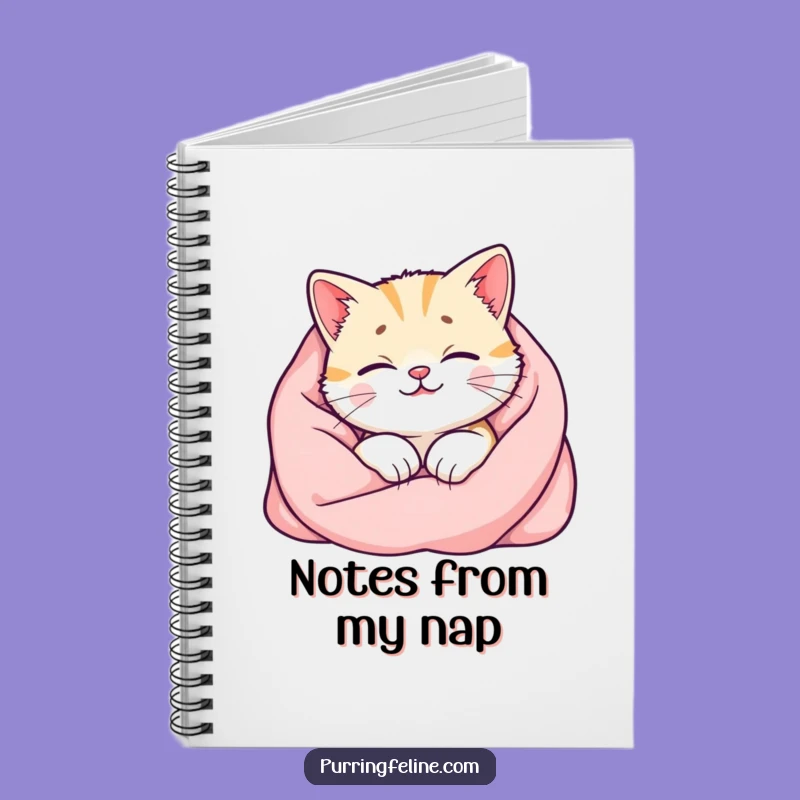 Funny Happy Cat Notebook: Jot Down Ideas with a Visible Purr Glow - A Cute Gift