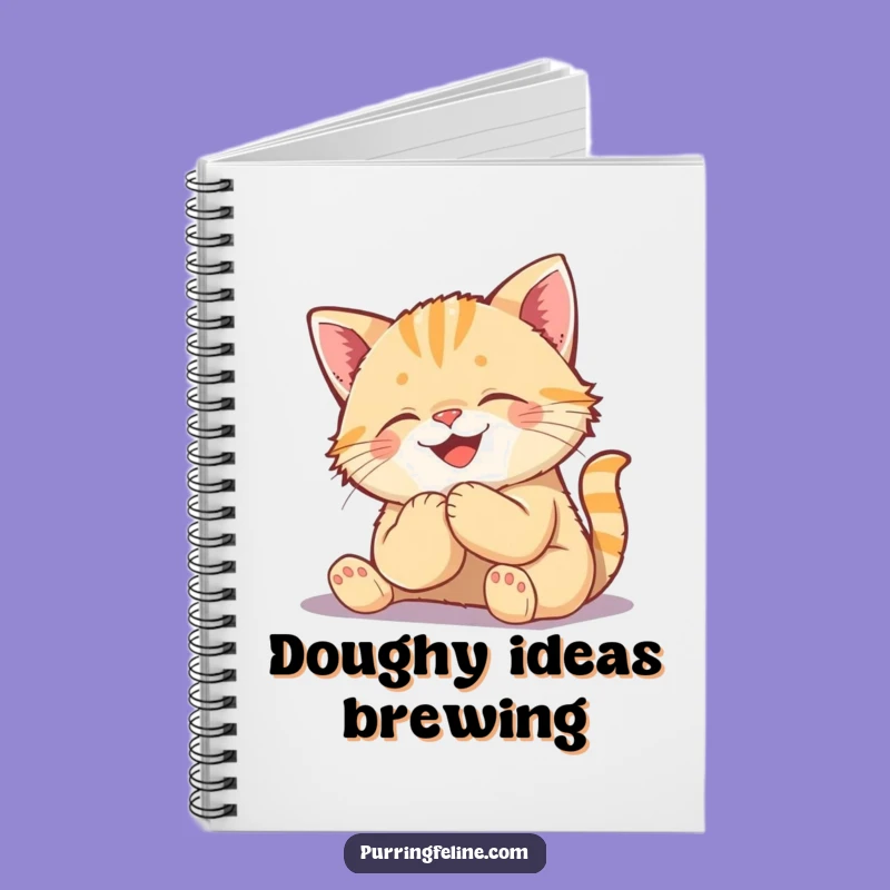 Funny Kneading Cat Cub Notebook: Happy Kitty Journal for Notes & Ideas - Great Gift