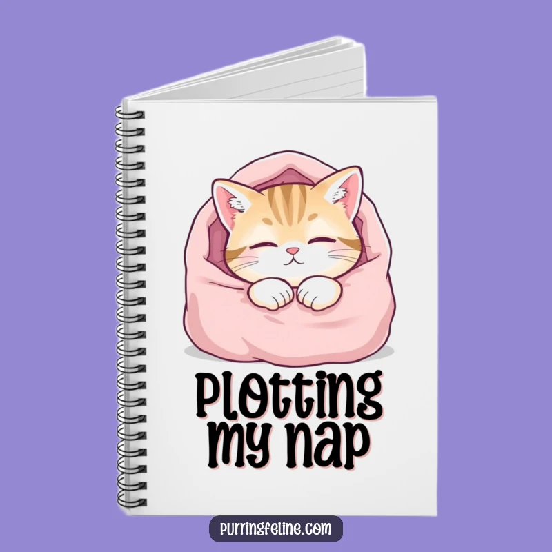 Funny Notebook: Content Cat Nap Journal for Ideas, Perfect Humorous Gift