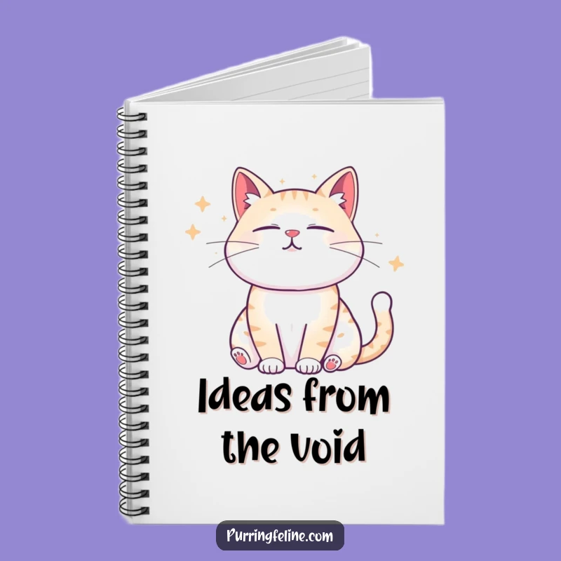 Funny Zen Cat Notebook - Journal Your Calm with Hilarious Entries