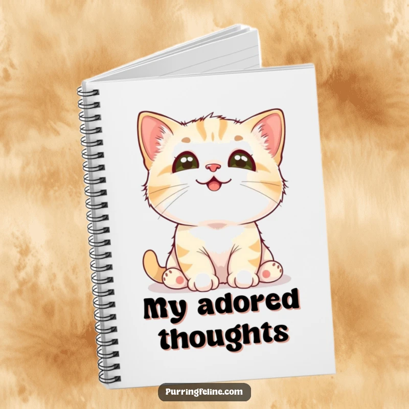 Funny Cat Notebook: A cute cat cub looks up with adoration, a heartwarming cover for jotting down notes and creative ideas.