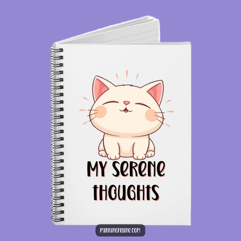 Funny Zen Cat Sound Notebook: Jot Down Peaceful Thoughts