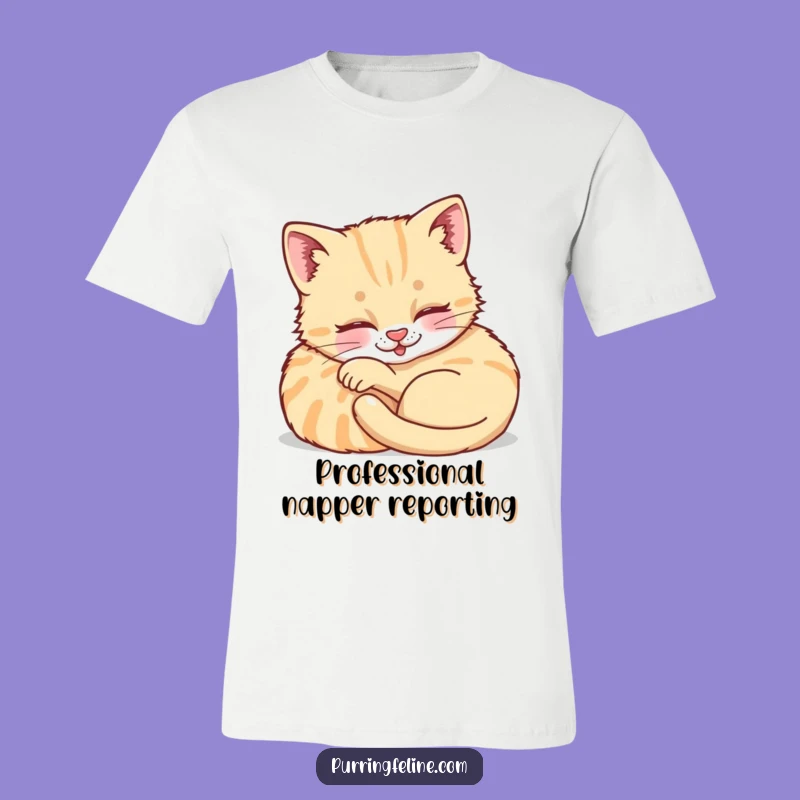 Funny Purring Cat Cub T-Shirt: Adorable Kitten Tee, the Perfect Comfy & Cute Gift