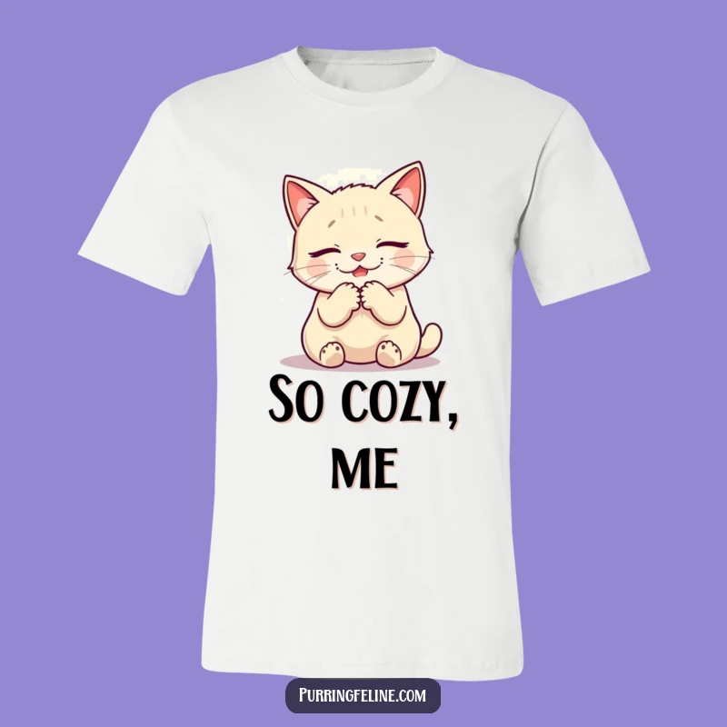Funny Cat Zen T-Shirt: Wear Your Inner Peace