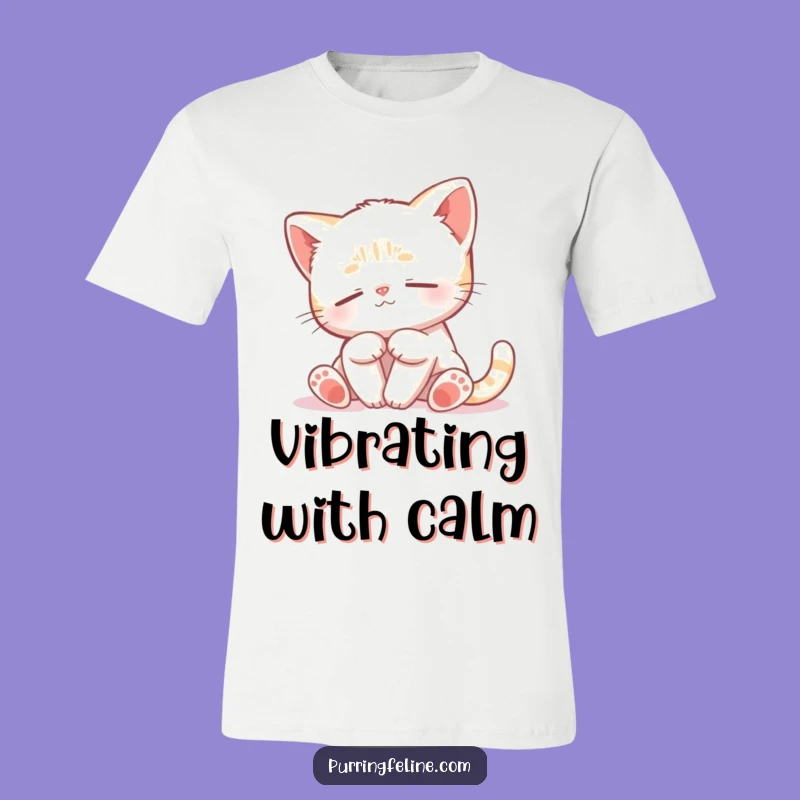 Funny Peaceful Cat Cub T-Shirt: Gentle Swaying Tee, Perfect Relaxing & Cute Gift