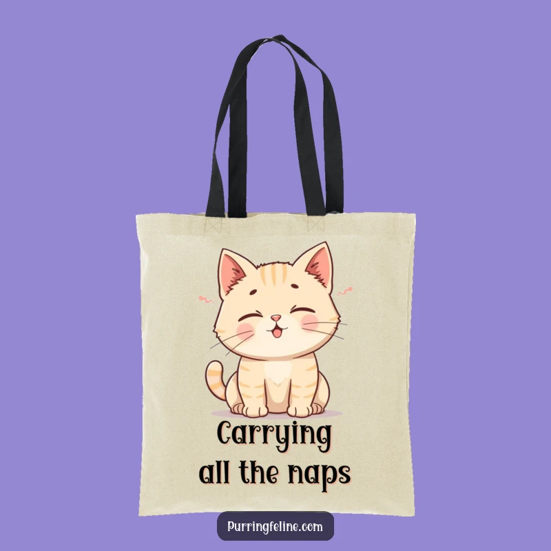 Funny Cat Rumble Tote Bag: Practical & Charming Gift for Cat Lovers on the Go