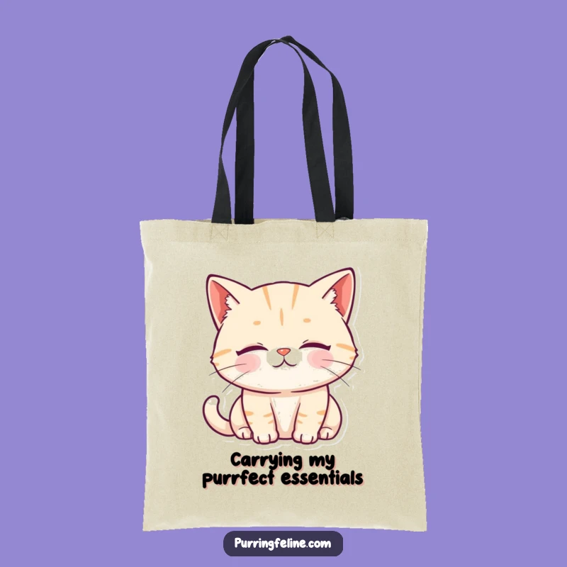 Funny Gentle Cat Tote Bag - Serene & Stylish, Perfect Practical Gift
